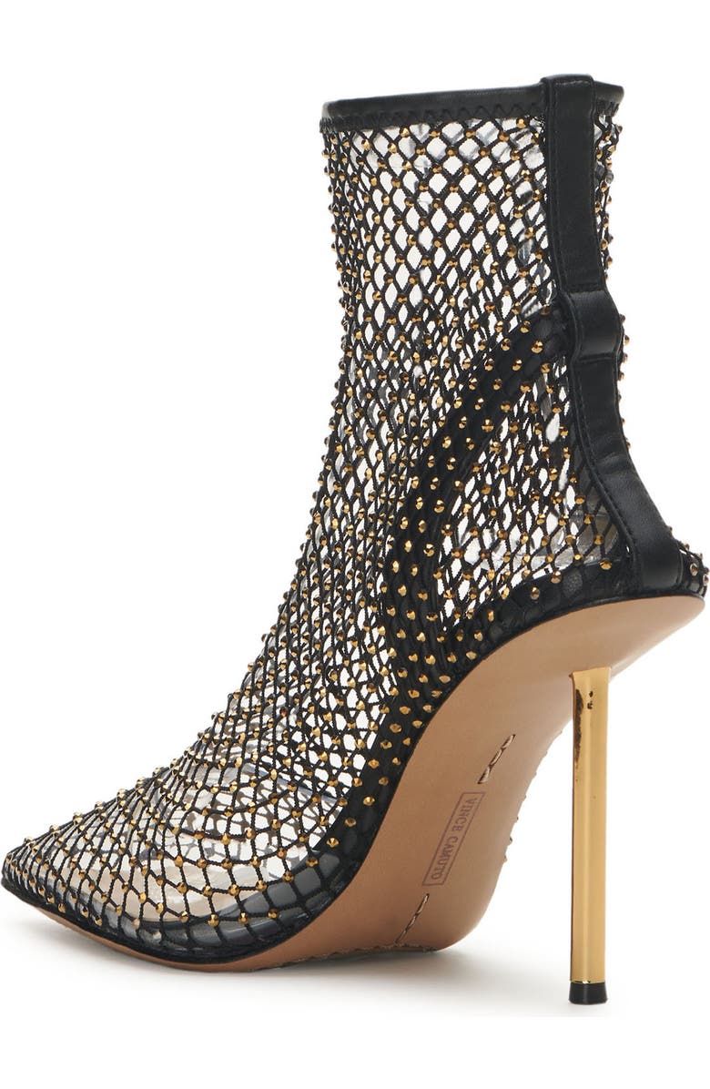 Vince Camuto Kiskia Fishnet Pointy Toe Bootie, Alternate, color,
