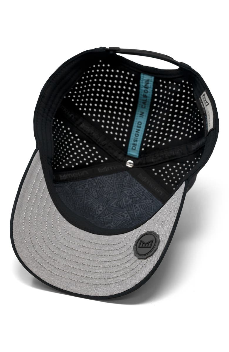 Melin Odysea Brick Hydro Performance Snapback Hat, Alternate, color, Black Camo Midnight