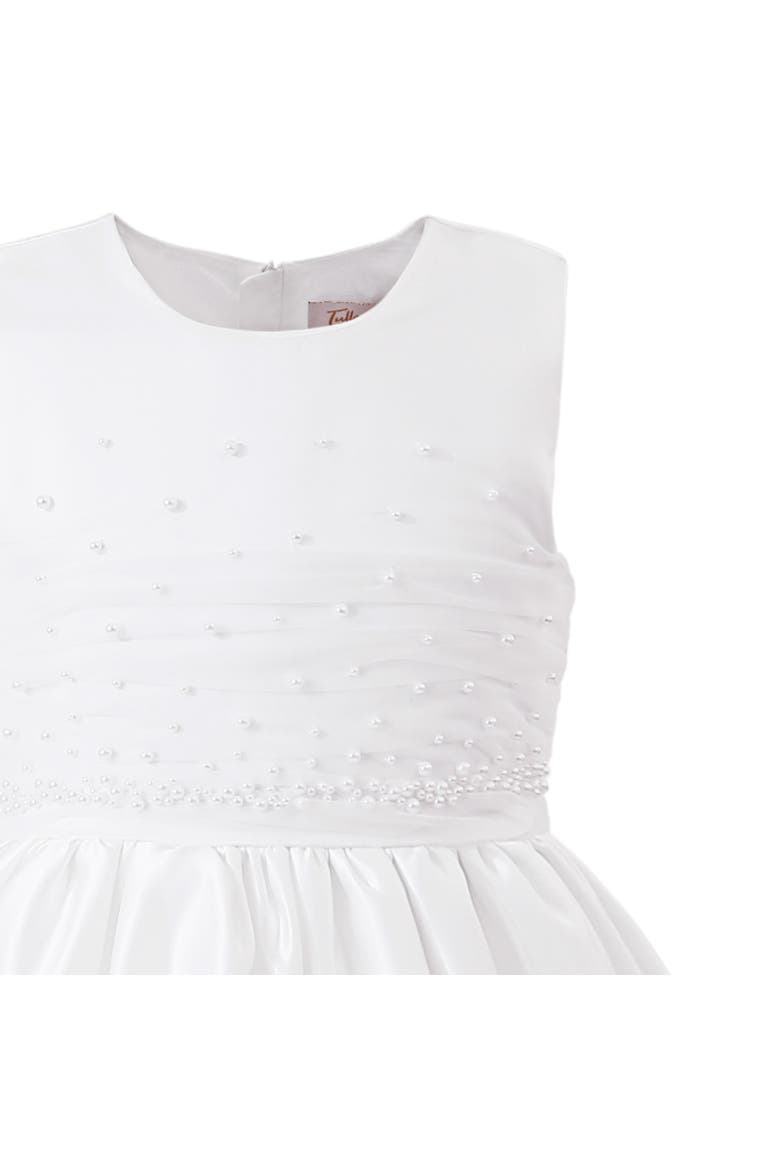 Sylvarra Sleeveless Formal Dress with Headband, Alternate, color, White