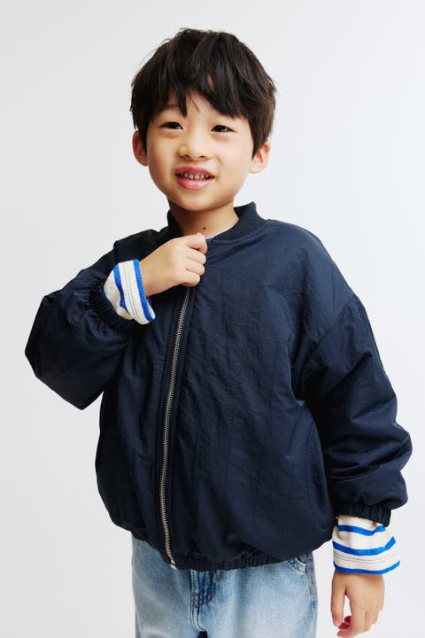 Teddy-lined Bomber Jacket