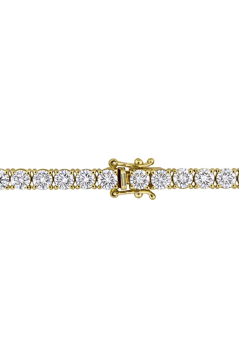 7 4/5ct. t.w. Lab-Grown Diamond Tennis Bracelet 14k, Alternate, color, Yellow Gold