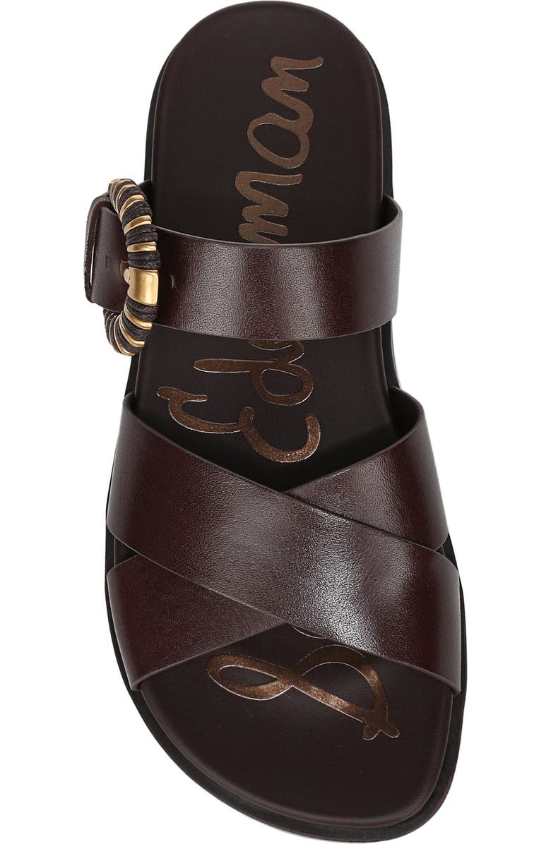 Sam Edelman Lucy Buckle Strap Sandal, Alternate, color, Maronne Brown