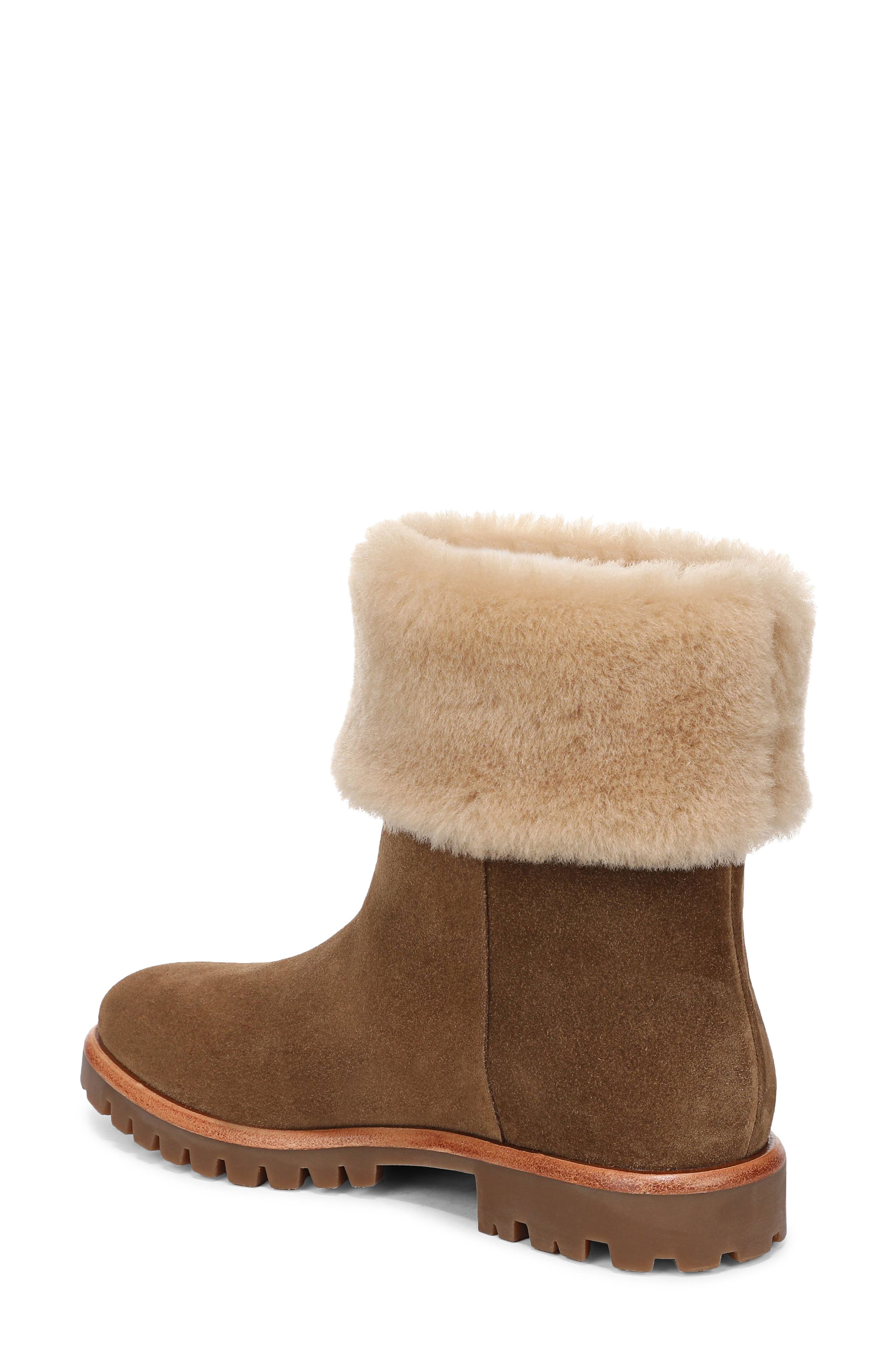 Cameron Genuine Shearling Boot, Alternate, color, ELMWOOD