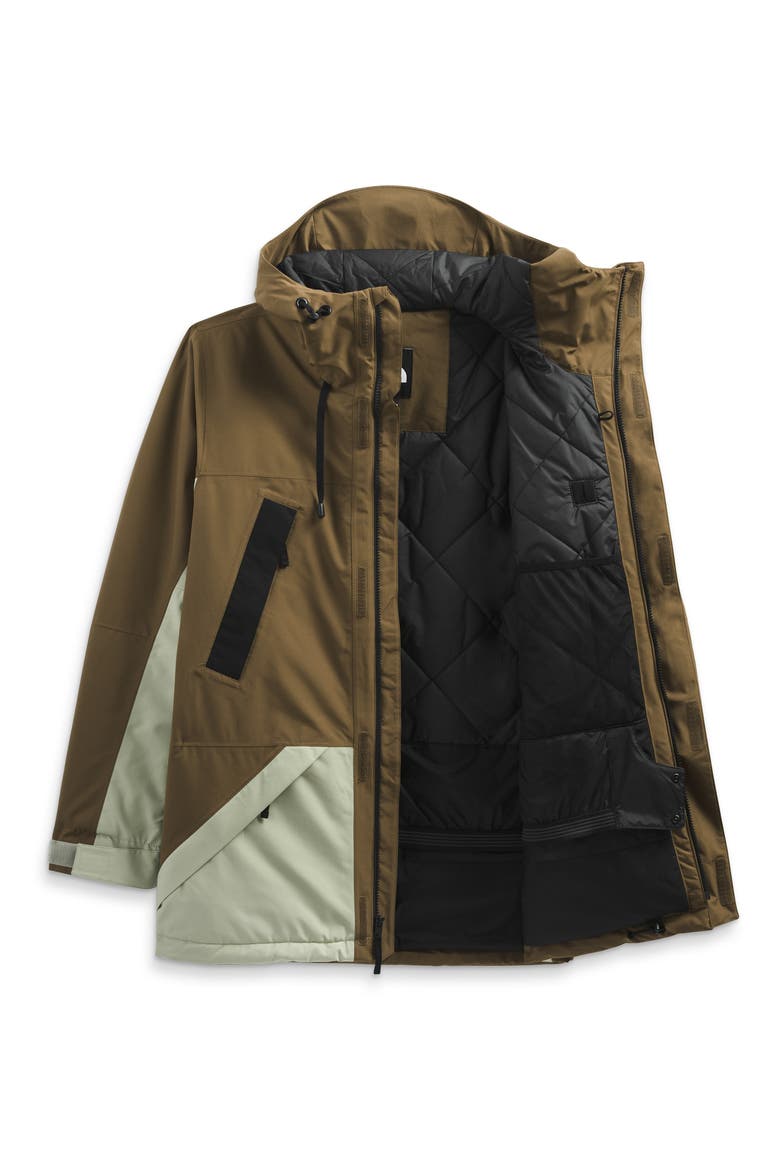 Goldmill Water Repellent Insulated Jacket, Alternate, color, MILITARY OLIVE/ TEA GREEN