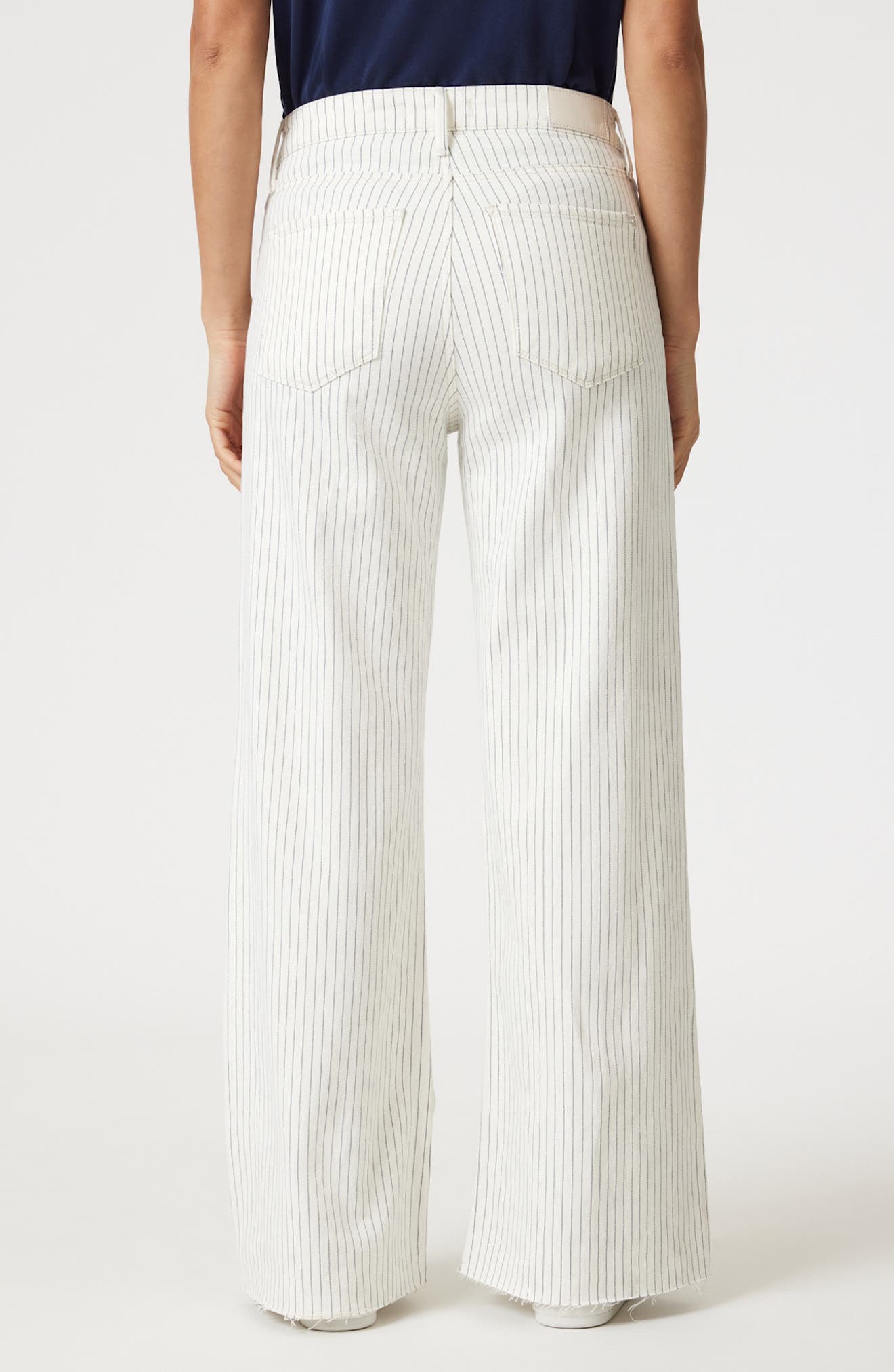 Paloma Stripe Flare Jeans - image 2