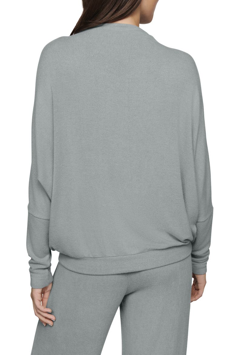 Cozy Time Mock Neck Pullover, Alternate, color, LEAD