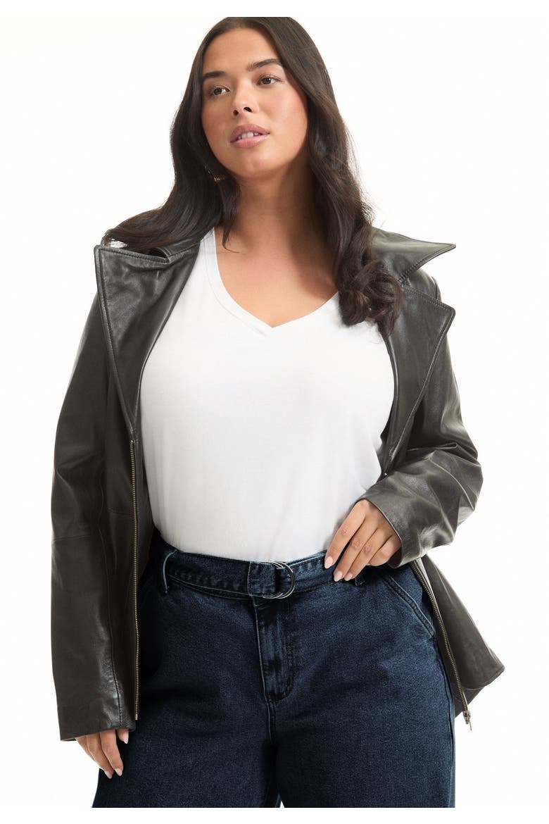 Curvie Fit High Waisted Wide Leg Utility Jean, Alternate, color, DARK RINSE