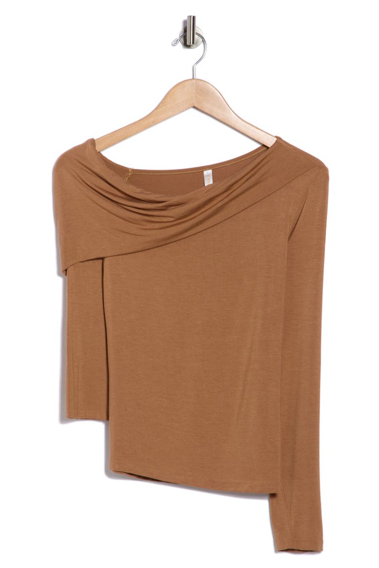 Off the Shoulder Top, Alternate, color, AMBER