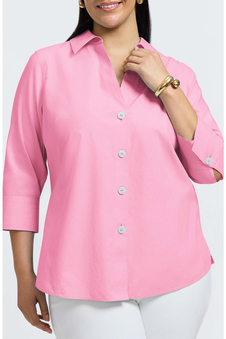 Paityn Non-Iron Button-Up Shirt, Main, color, PINK SEA GLASS