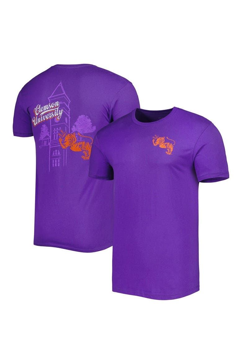 Men's Purple Clemson Tigers Vault Premium T-Shirt, Main, color, Purple
