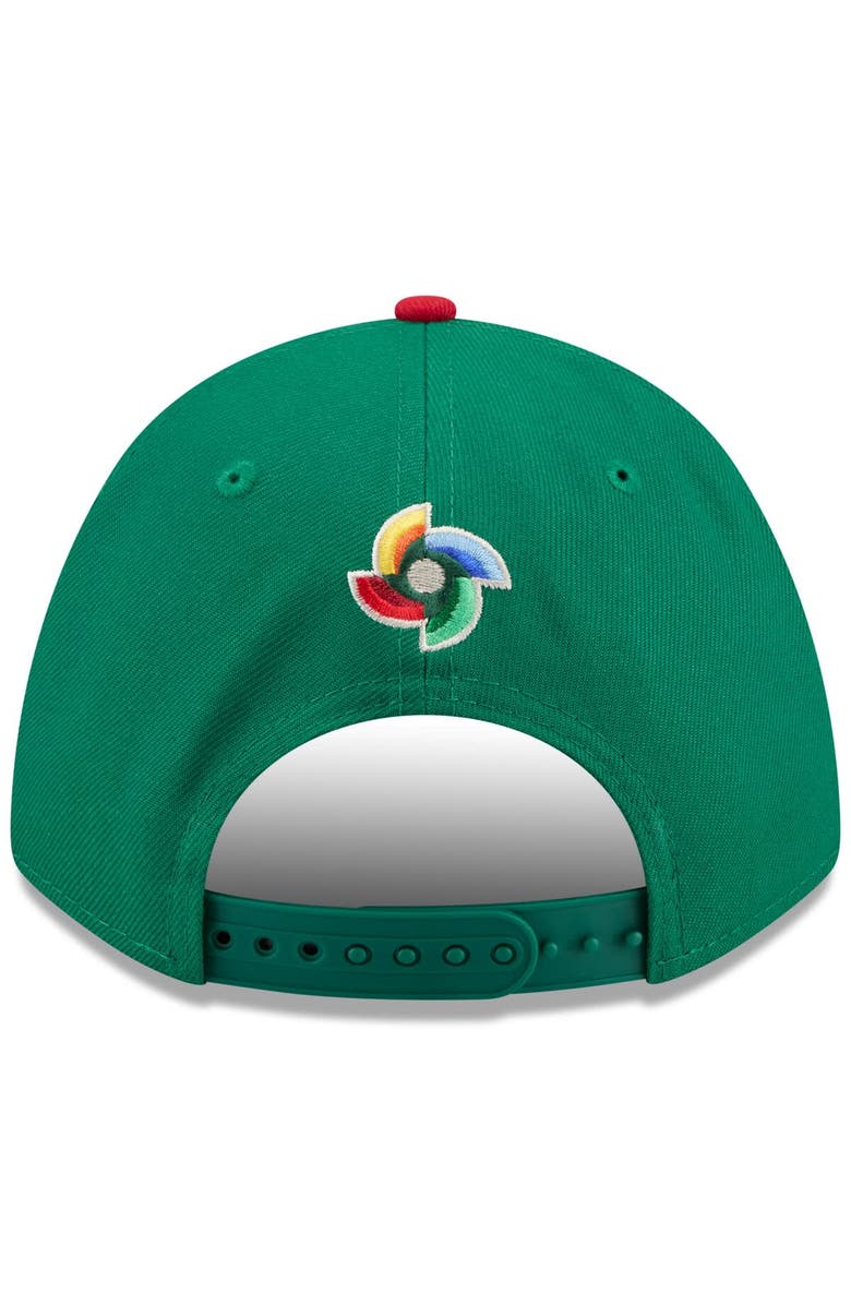 New Era Men's New Era  Green/Red Mexico Baseball 2026 World Baseball Classic 9FORTY M-Crown Adjustable Hat, Alternate, color, Green