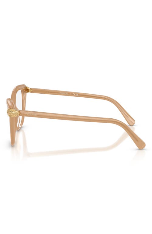 Swarovski 54mm Cat Eye Optical Glasses In Neutral