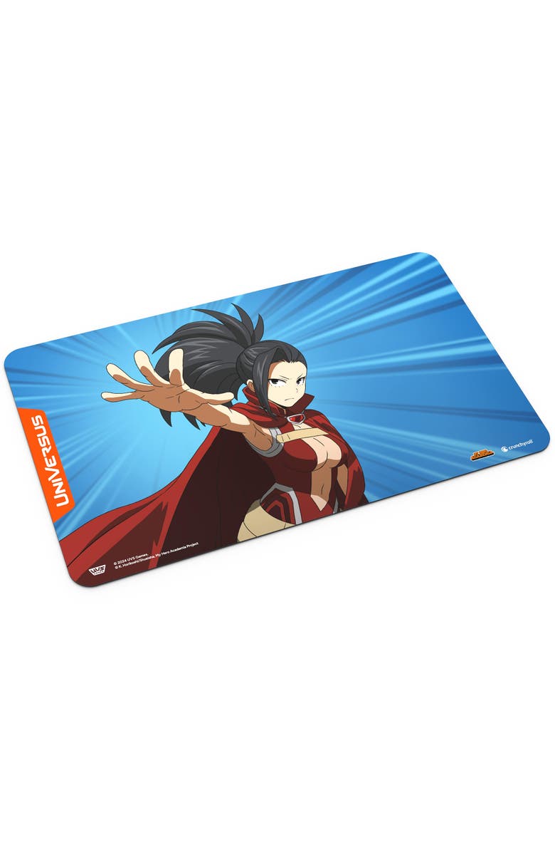 UniVersus My Hero Academia Girl Power Momo Yaoyorozu Playmat 24 X 14", Main, color, Multicolored