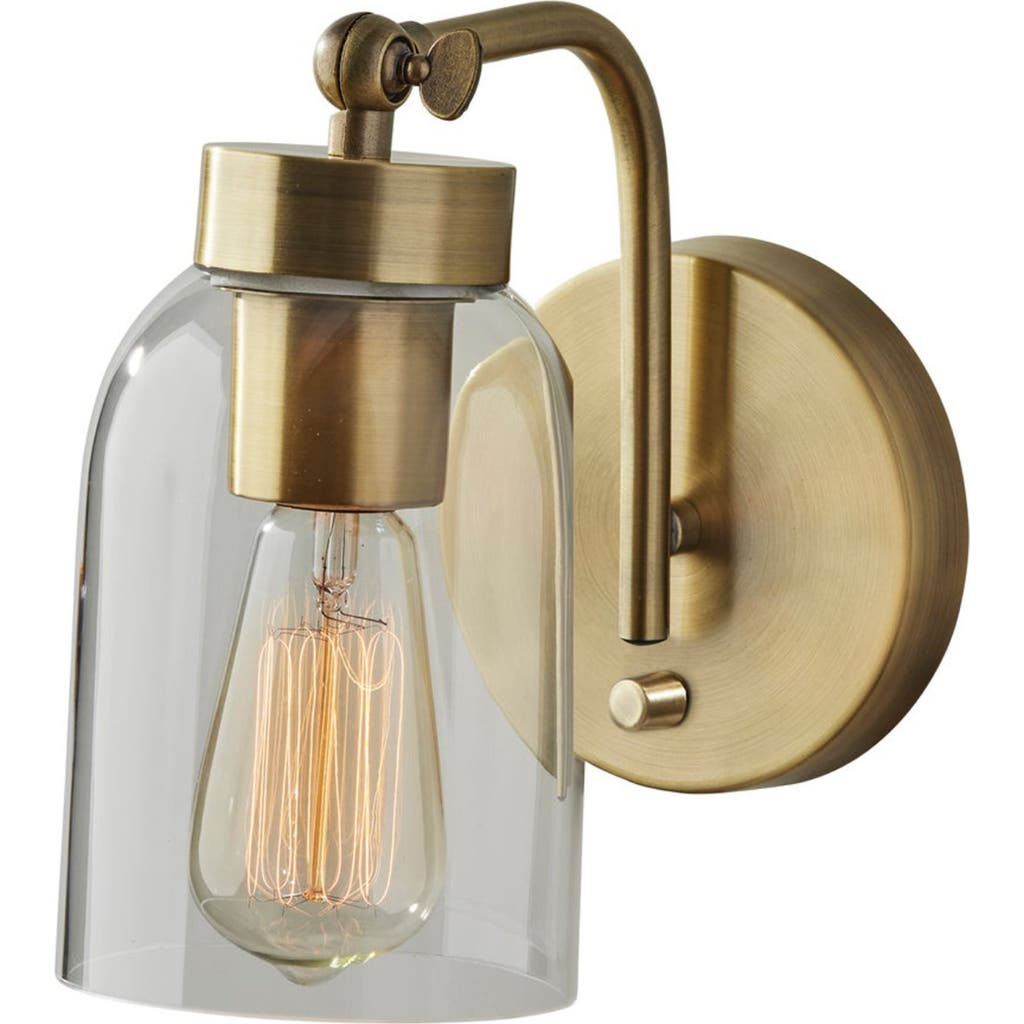 ADESSO LIGHTING Bristol Wall Lamp in Antique Brass  product
