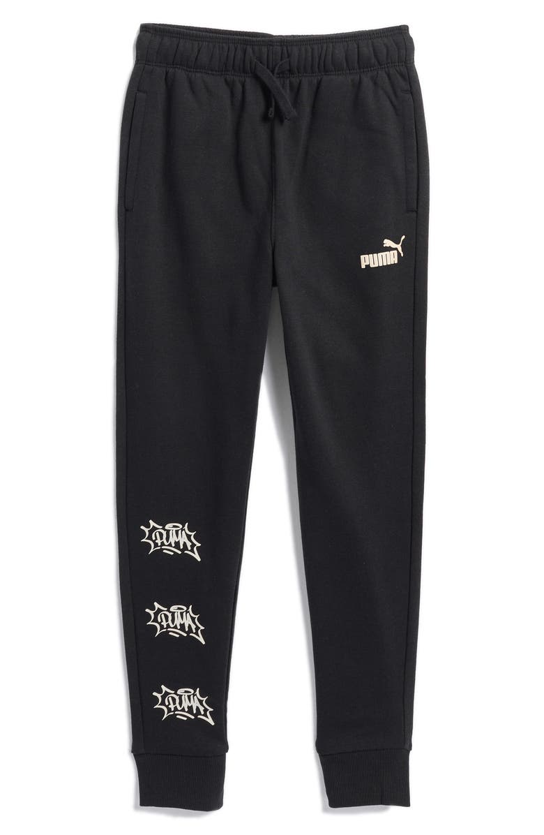 PUMA Kids' Vibe Check Fleece Joggers, Main, color, 