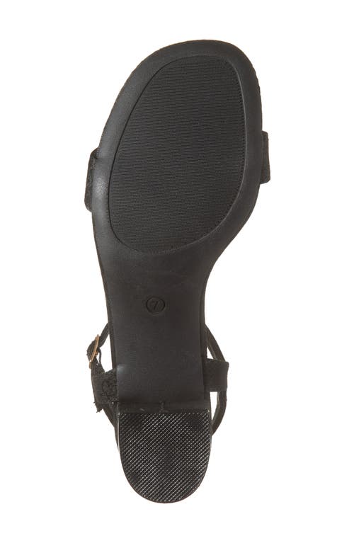 Wild Diva Lounge Laisha Heel Sandal In Black
