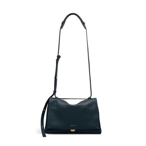 Radley Mercer Street Medium Flapover Shoulder Bag In Blue