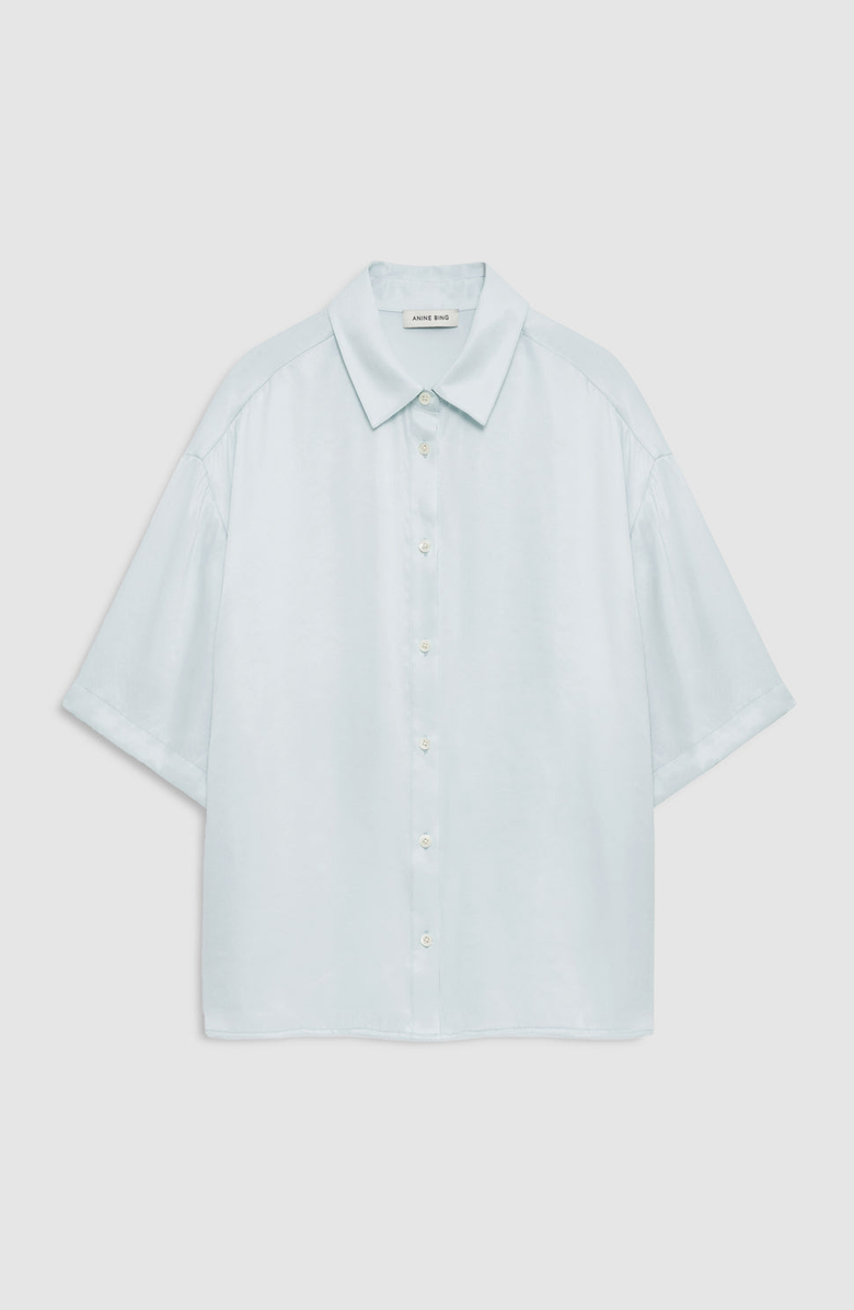 ANINE BING Coco Shirt, Alternate, color, Spring Mint