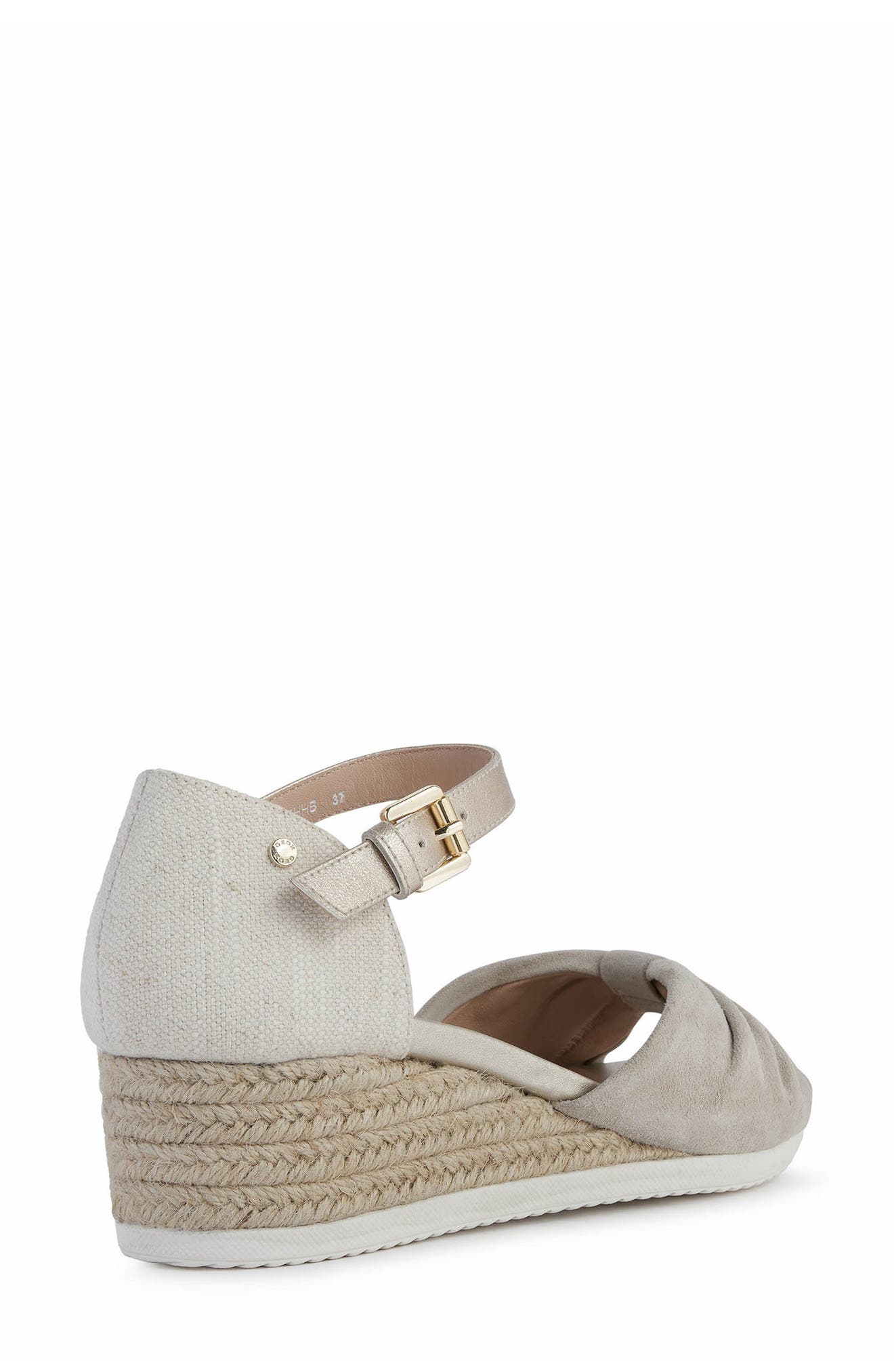 Geox Ischia Corda Espadrille Wedge Sandal, Alternate, color, 
