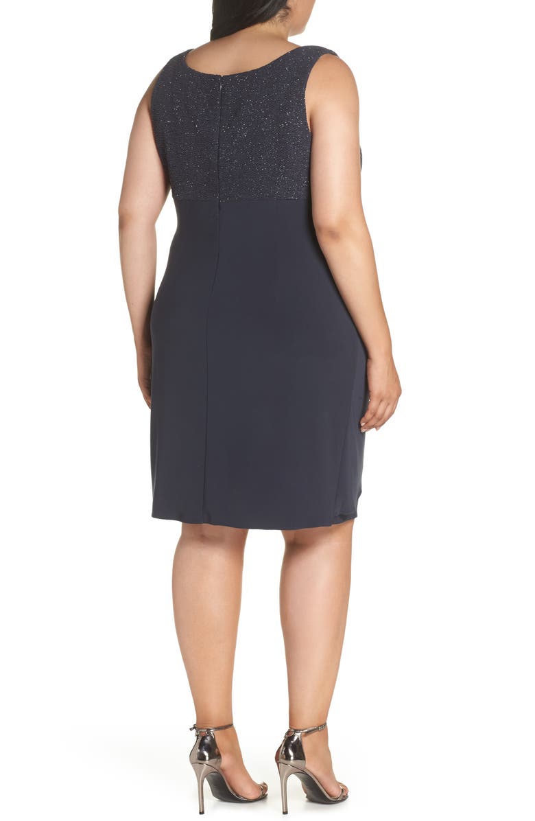 Alex Evenings Bolero Jacket Dress, Alternate, color, 