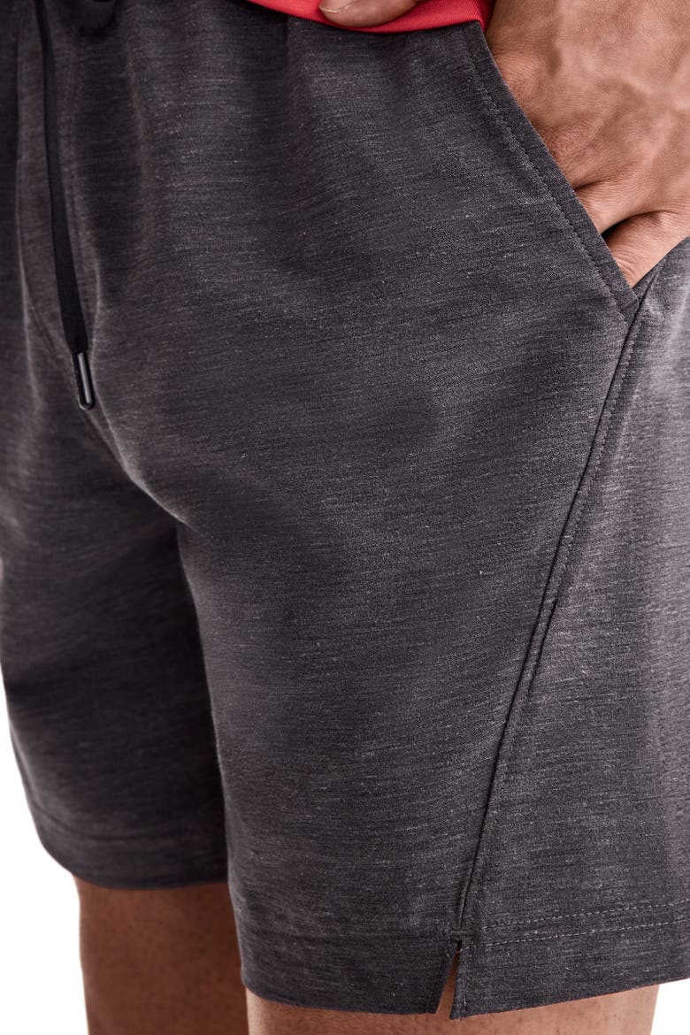 Mens EverActive 6" Woven Short, Alternate, color, Black