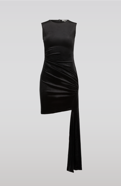 Hera Side Tail Velvet Dress