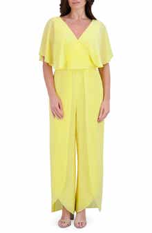 Kensie Plyr Wide Leg Jumpsuit