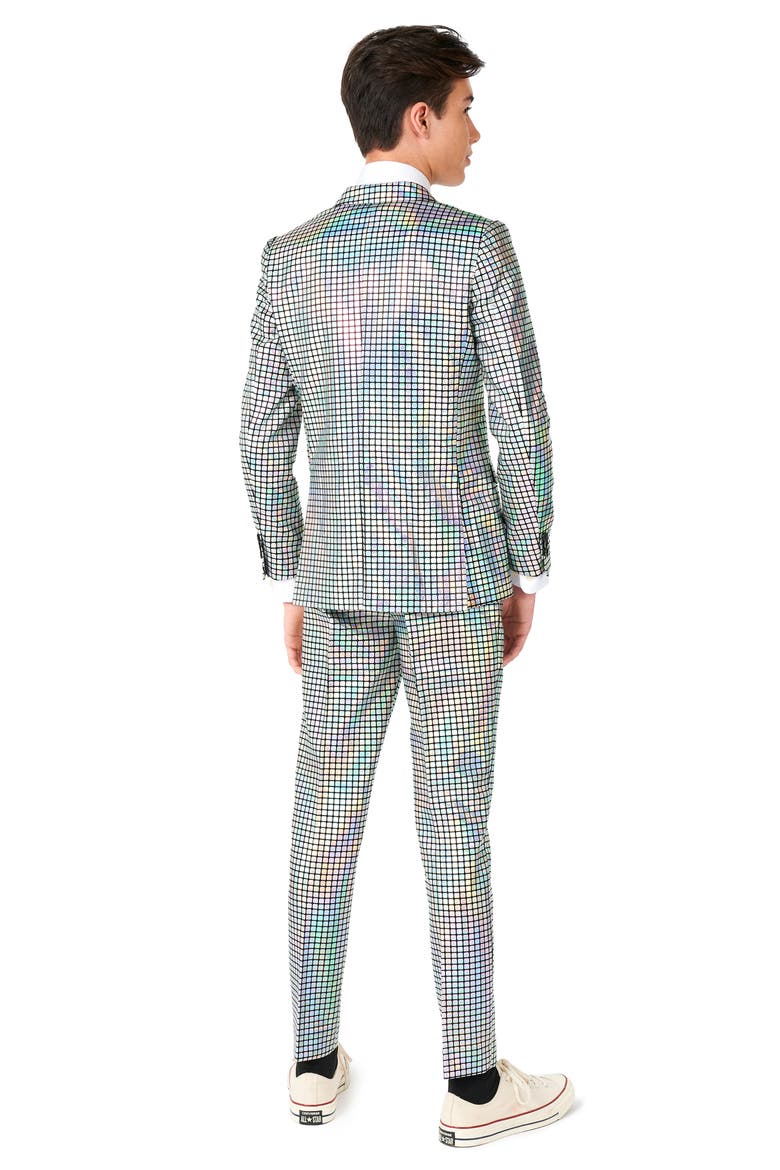 Kids' Mirror Patch Two-Piece Suit & Tie, Alternate, color, MISCELLANEOUS