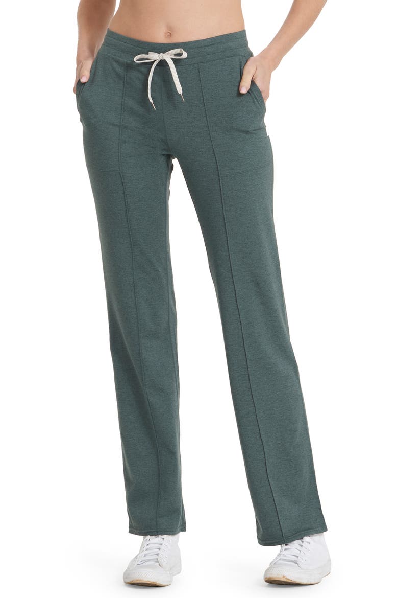 Halo Wide Leg Pants, Main, color, KELP HEATHER