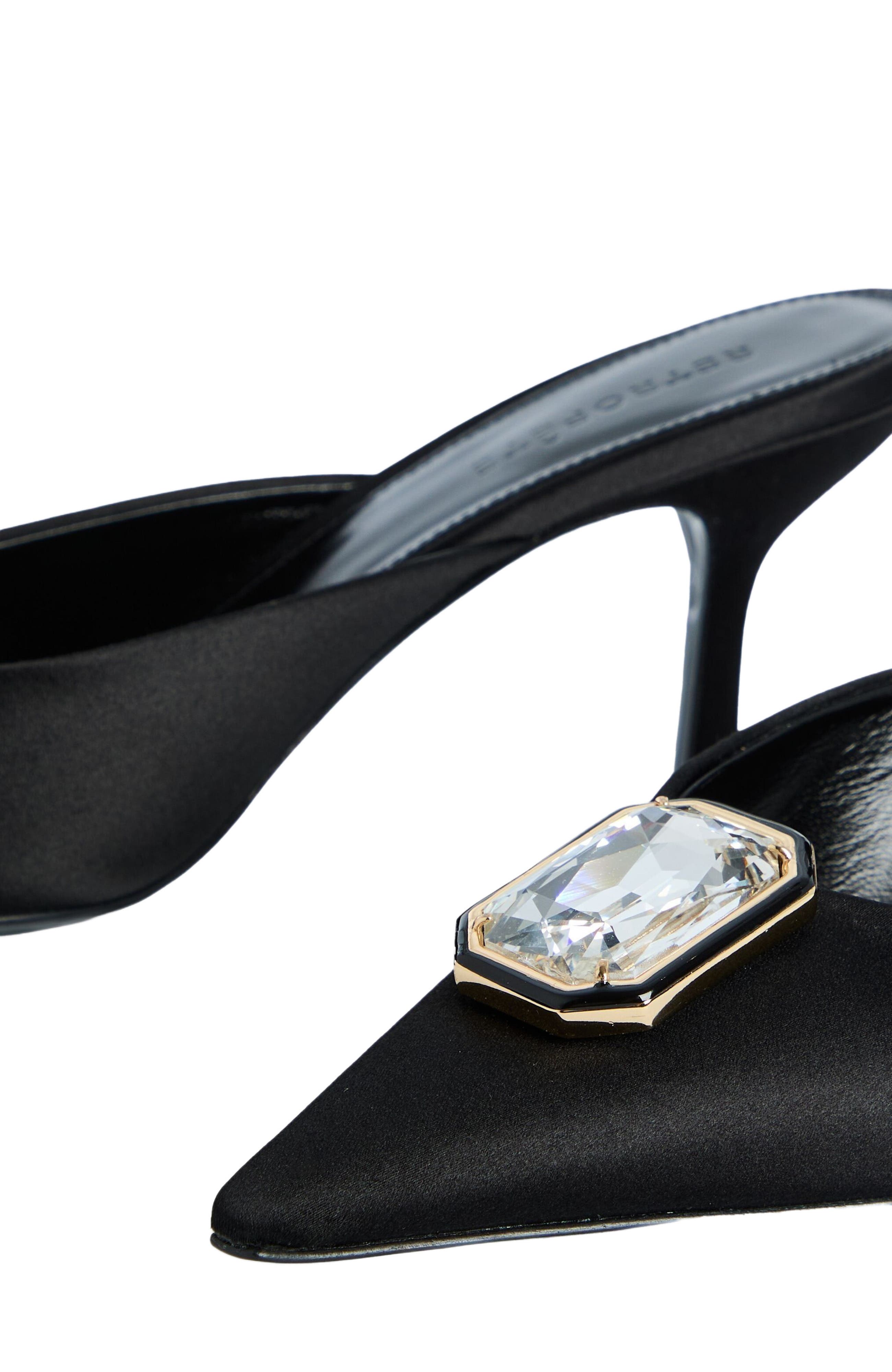 Retrofête Francesca Kitten Mule, Alternate, color, 