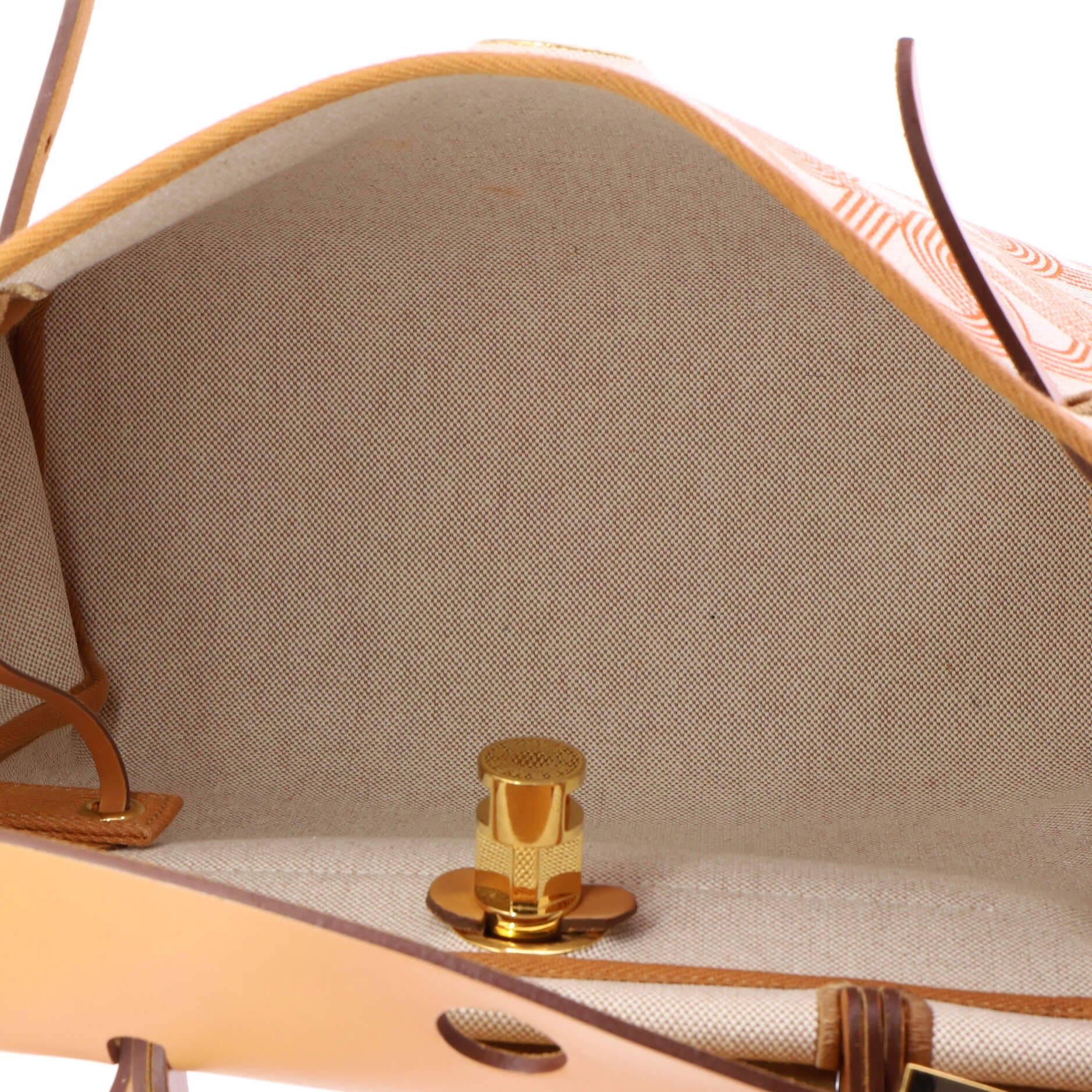 Pre-Owned Hermes Herbag Zip Circuit 24 Vache Hunter and Leather 31, Alternate, color, 