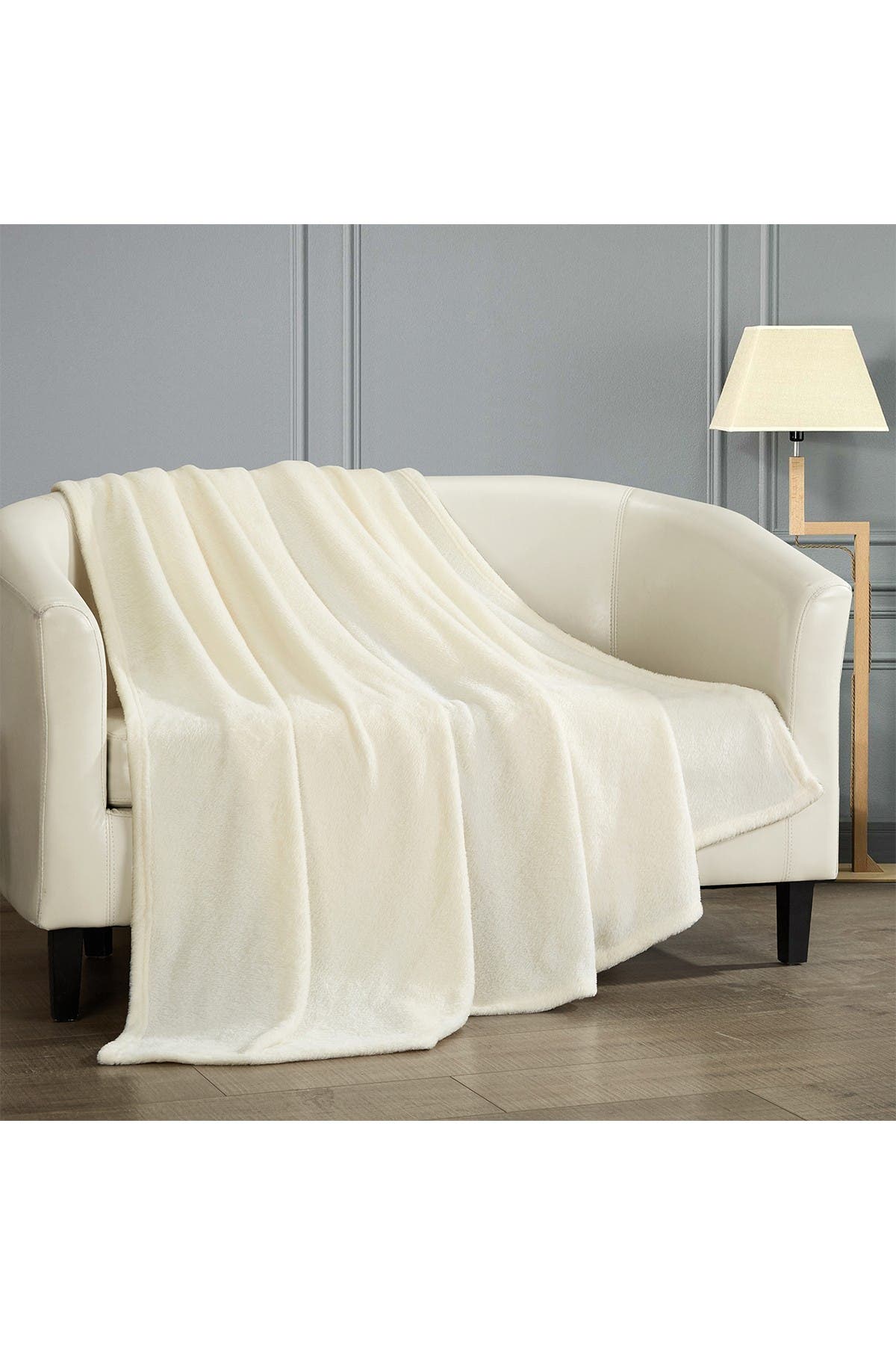 CHIC Kaeden Fleece Throw - Beige | Nordstromrack