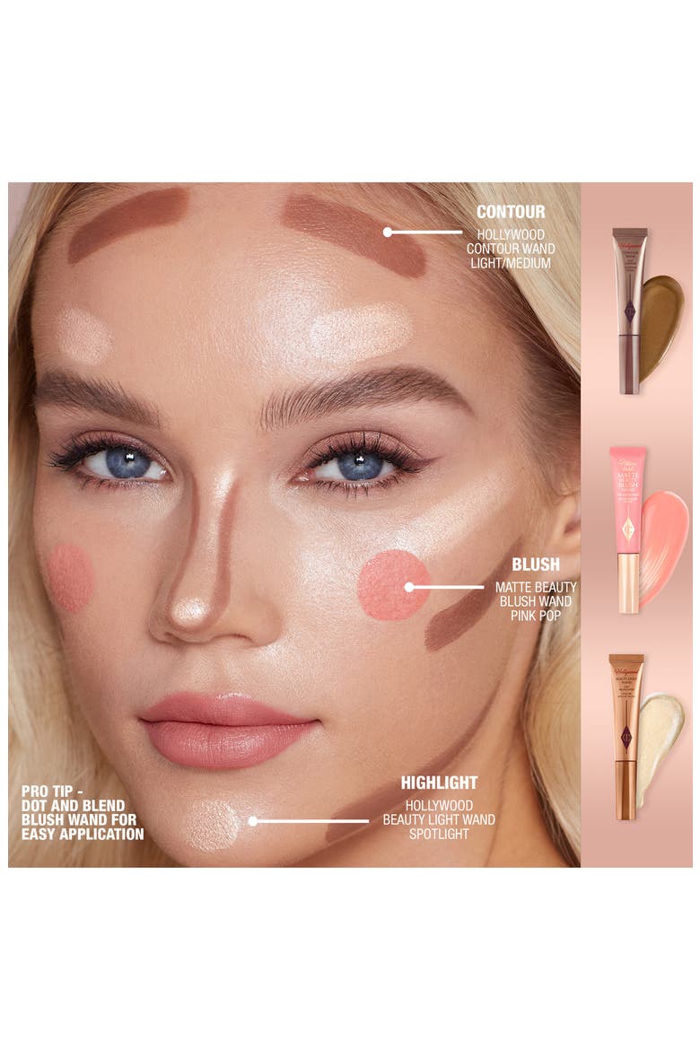 Pillow Talk Beauty Blush Wand, Alternate, color, PEACH POP