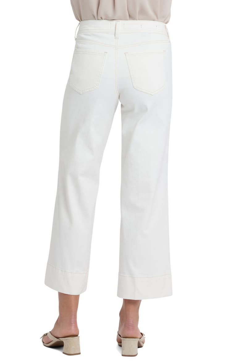 Teresa Seamed Ankle Wide Leg Jeans, Alternate, color, VINTAGE WHITE