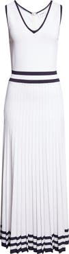 ST. JOHN Kelsey Riviera Crepe Knit Sleeveless Dress