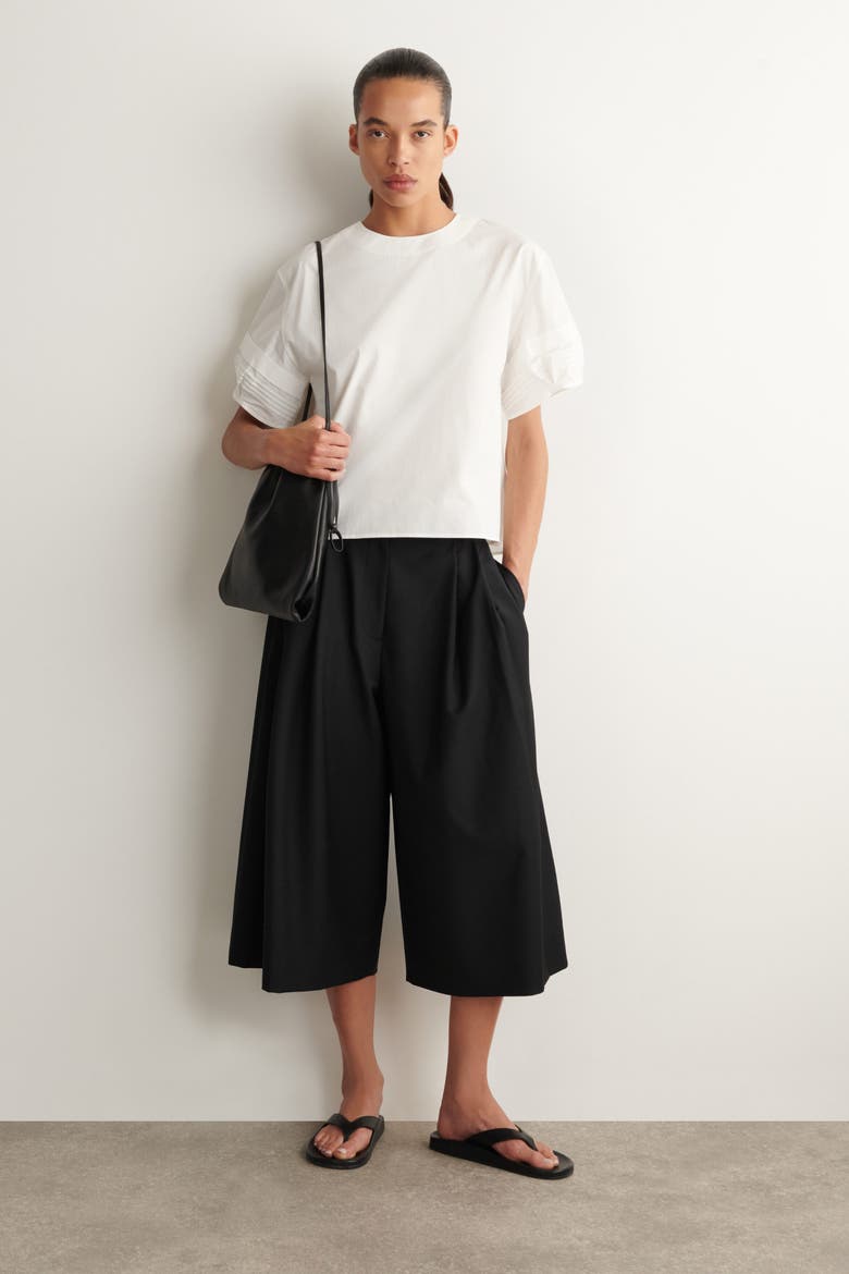 Pintucked Cotton Blouse, Alternate, color, OFF-WHITE