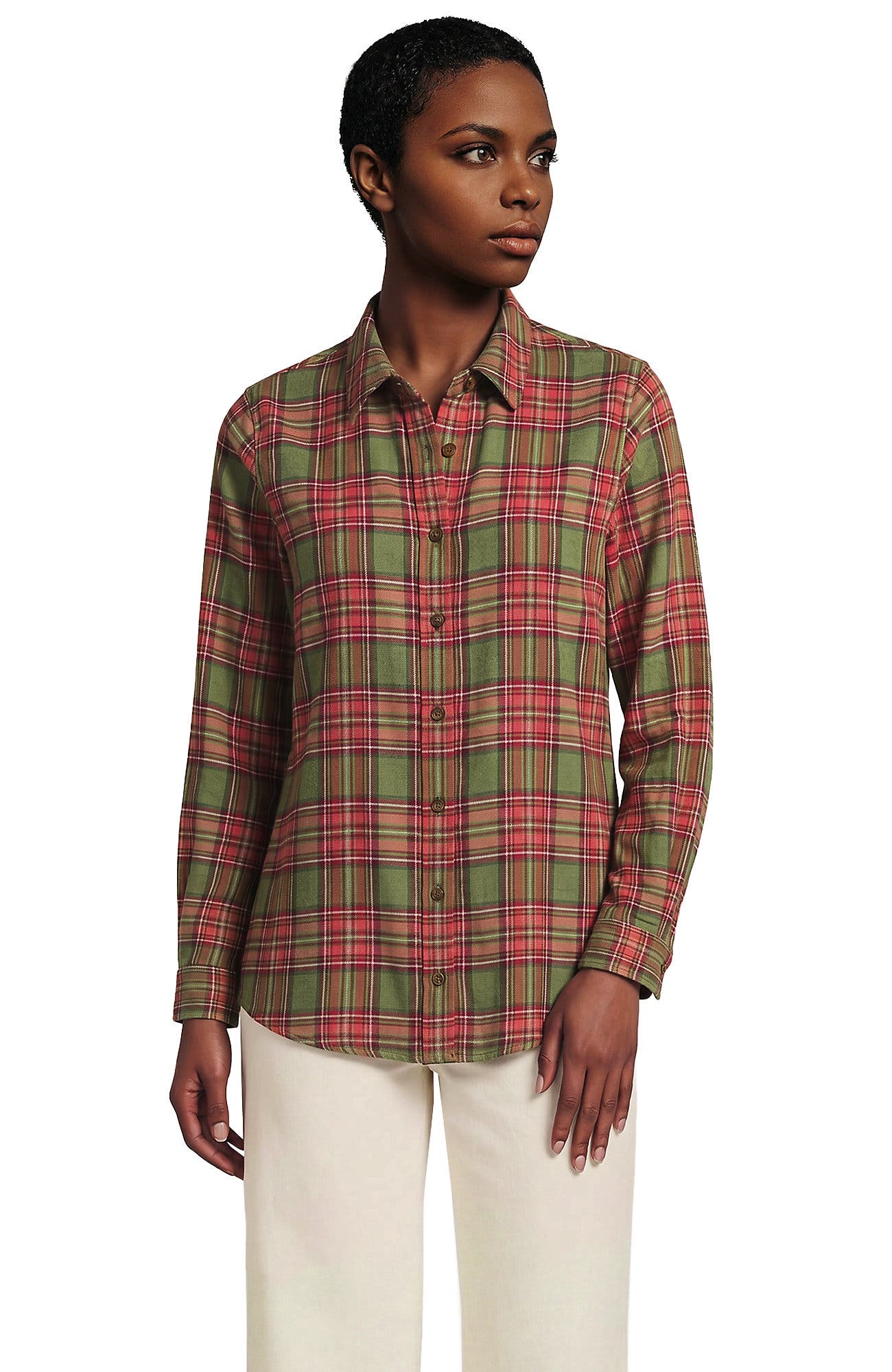 Olive/Nautical Red Plaid