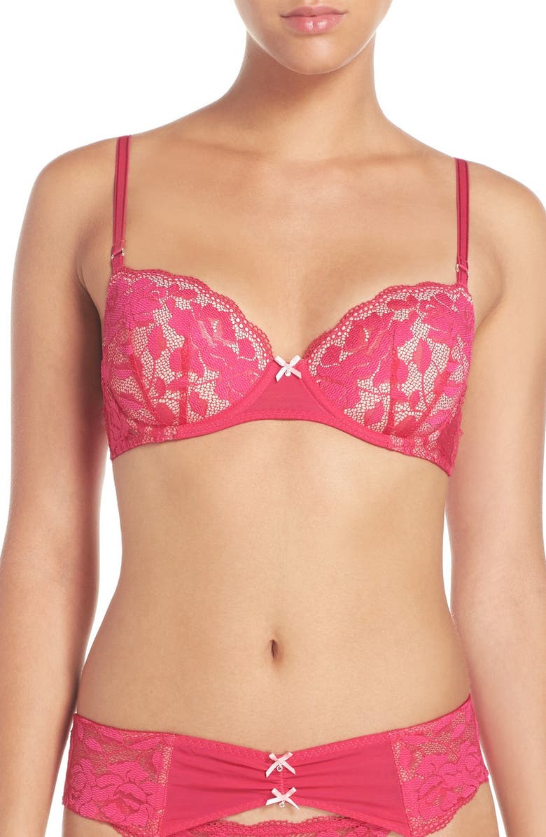 Betsey Johnson 'Starlet' Underwire Balconette Bra, Main, color,