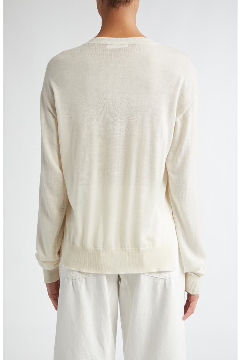 Seamless Crewneck Sweater, Alternate, color, NATURAL
