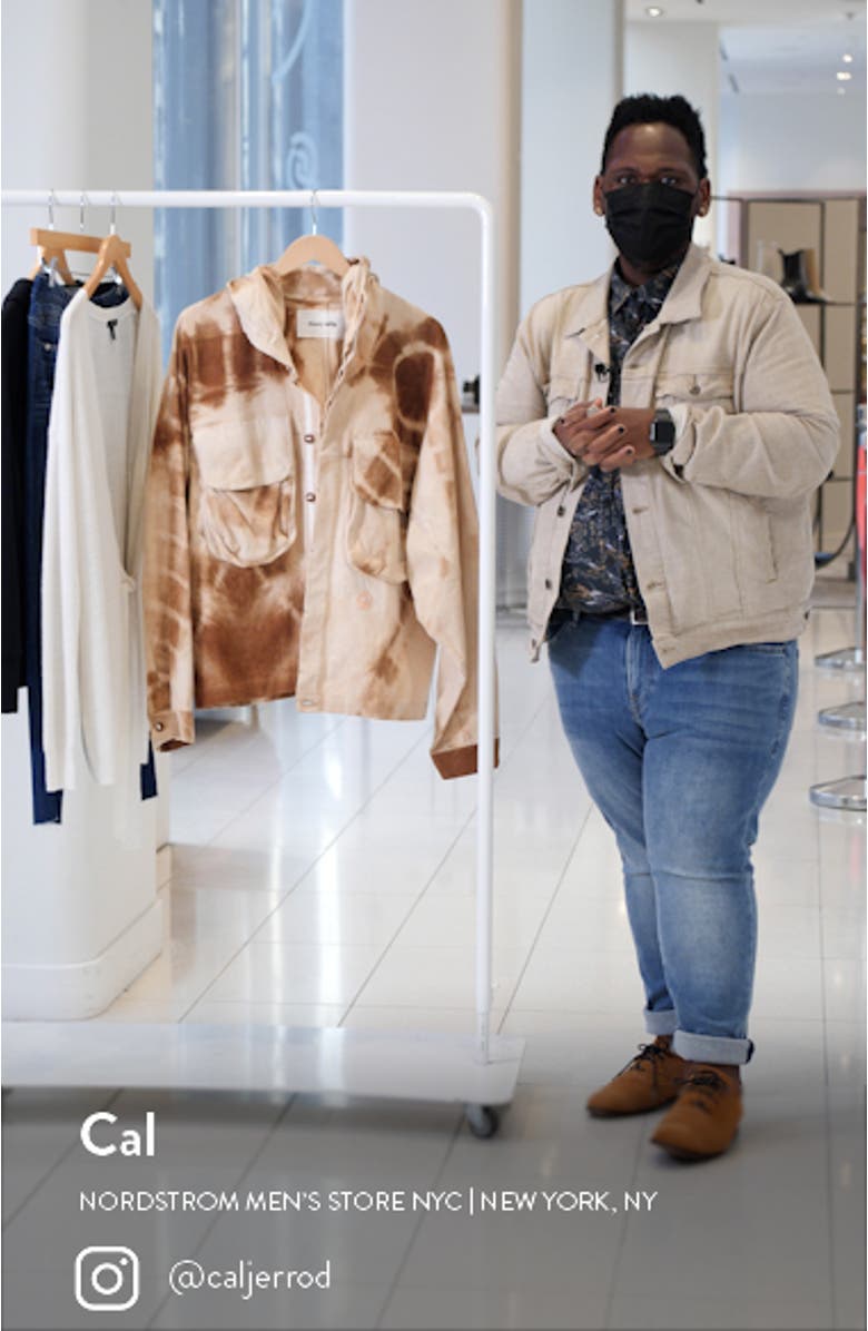 Forager Tie Dye Organic Cotton Jacket, sales video thumbnail