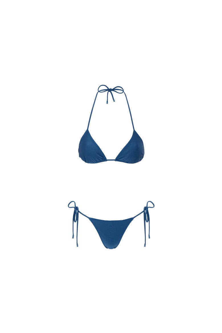LE TRIANGLE SWIM TOP, Alternate, color, NAVY BLUE