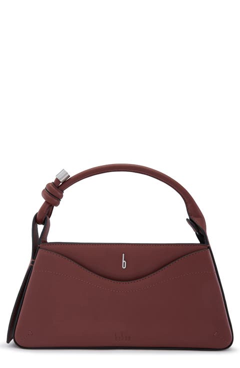 Melina Leather Crossbody Satchel