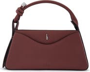 behno Melina Leather Crossbody Satchel