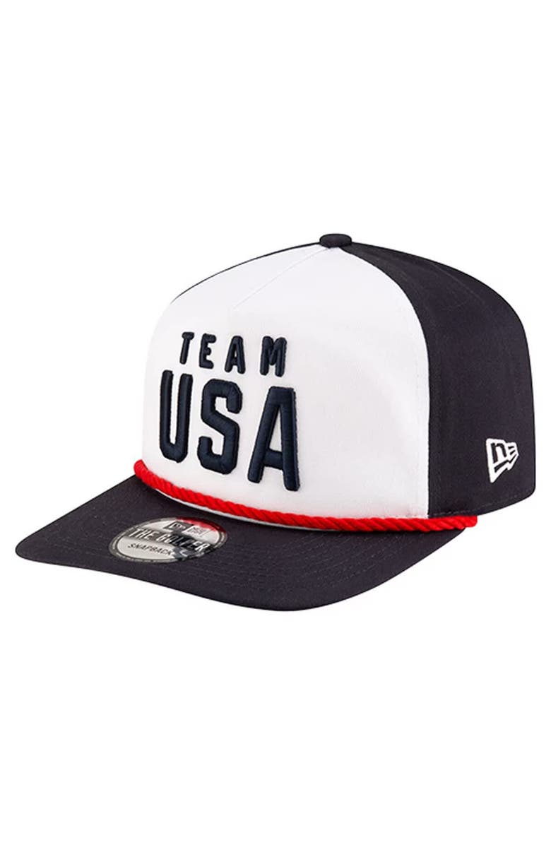 New Era Men's New Era Navy Team USA 19TWENTY Rope Adjustable Hat, Alternate, color, Navy