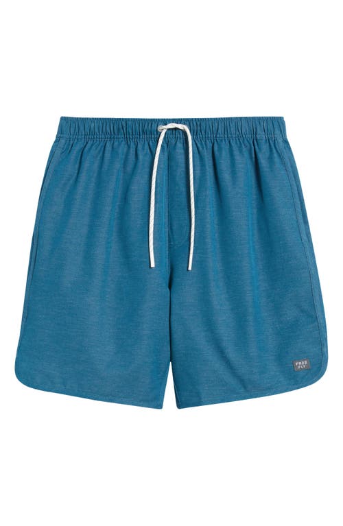 Free Fly Reverb Water Resistant Hybrid Performance Shorts In Blue