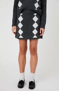 French Connection Argyle Miniskirt