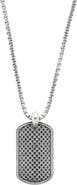 Degs & Sal Dog Tag Pendant Necklace