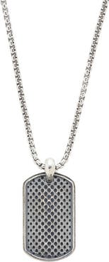 Degs & Sal Dog Tag Pendant Necklace