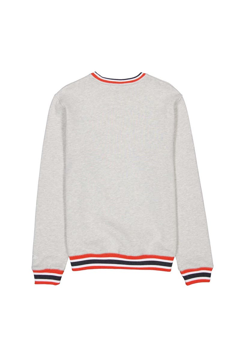 Men's New Era Heather Gray San Francisco Giants Throwback Classic Pullover Sweatshirt, Alternate, color, Heather Gray