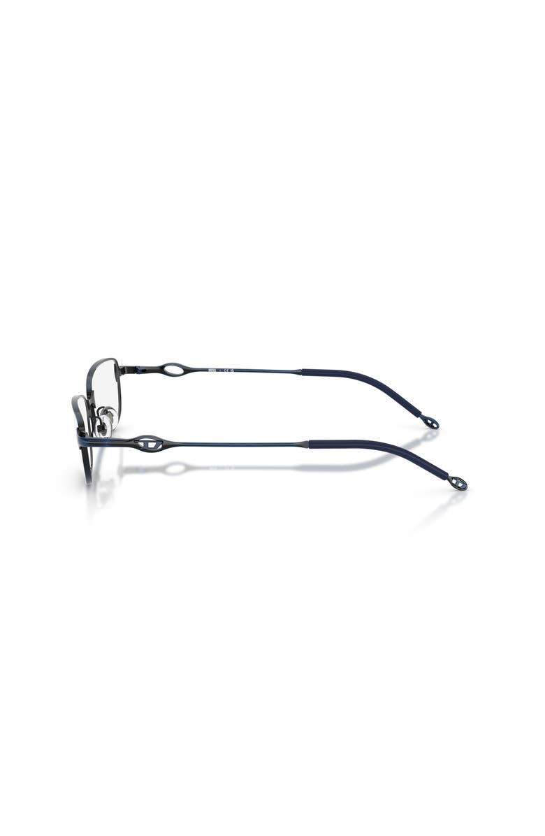 DIESEL<sup>®</sup> 54mm Rectangle optical glasses, Alternate, color, Blue